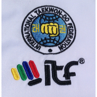 Dobok 'student' gekleurde band